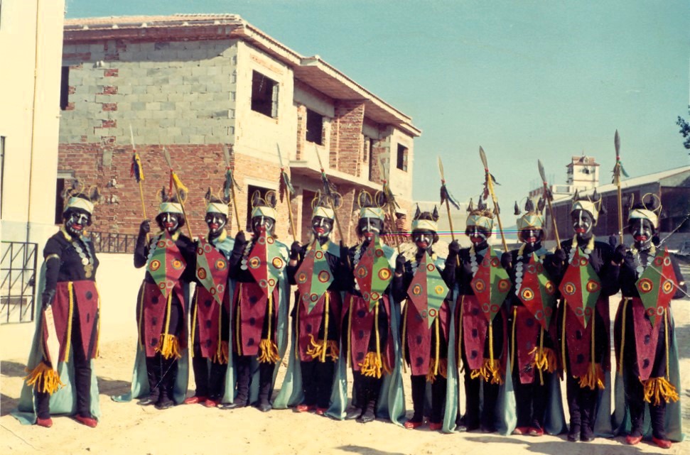 Escuadra mujeres fila verds